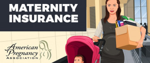 Maternity-Insurance-illustration-infographic-pregnant-woman-baby-stroller-box |illustration-infographic | American Pregnancy Association