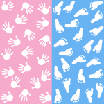 gender reveal test pink and blue hands | American Pregnancy Association